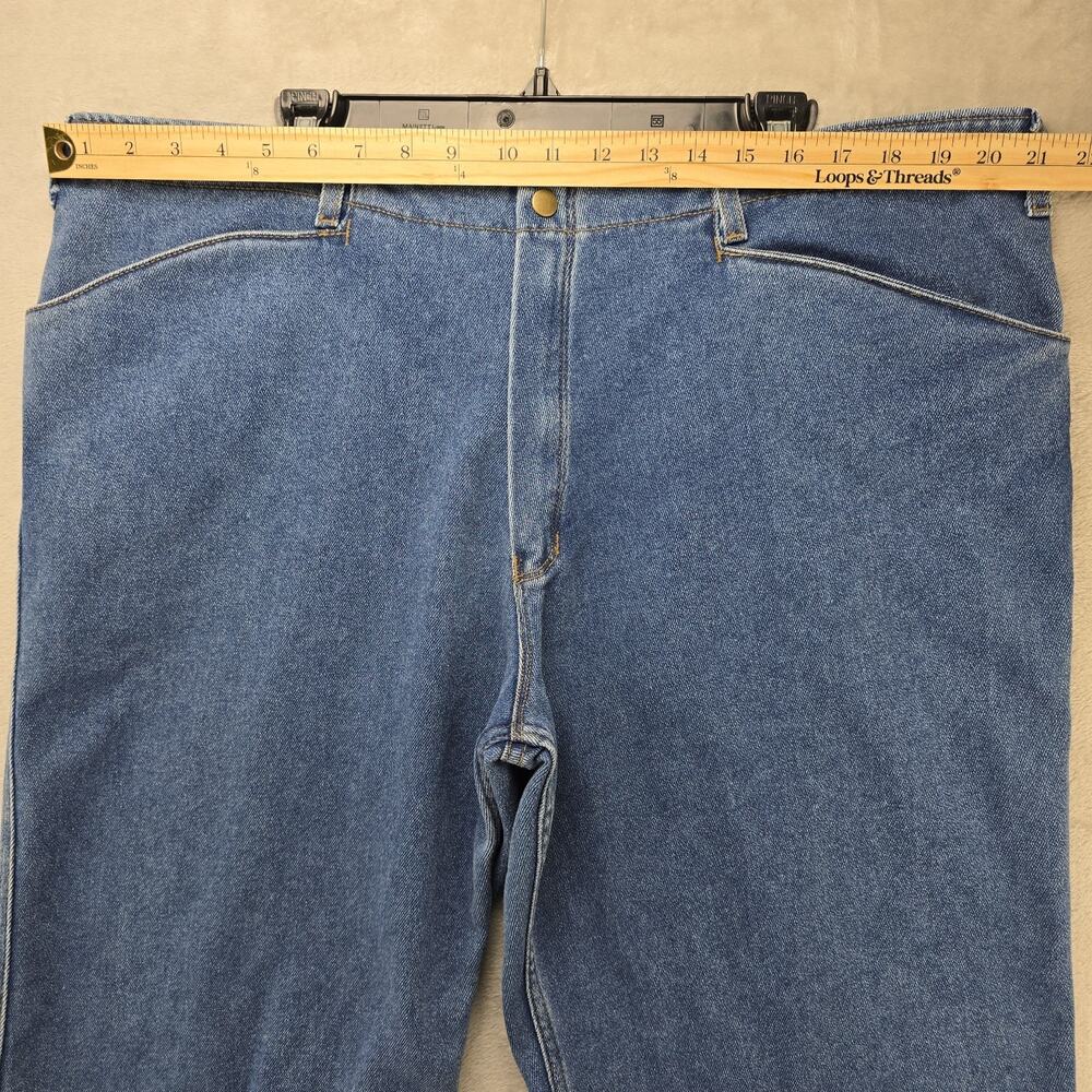 Vintage Hombre Denim Shorts 38 (Fits 42x15) Blue Y2K Skater Chicano Ben Davis - Picture 9 of 13